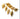 Palm beach earring gold and white